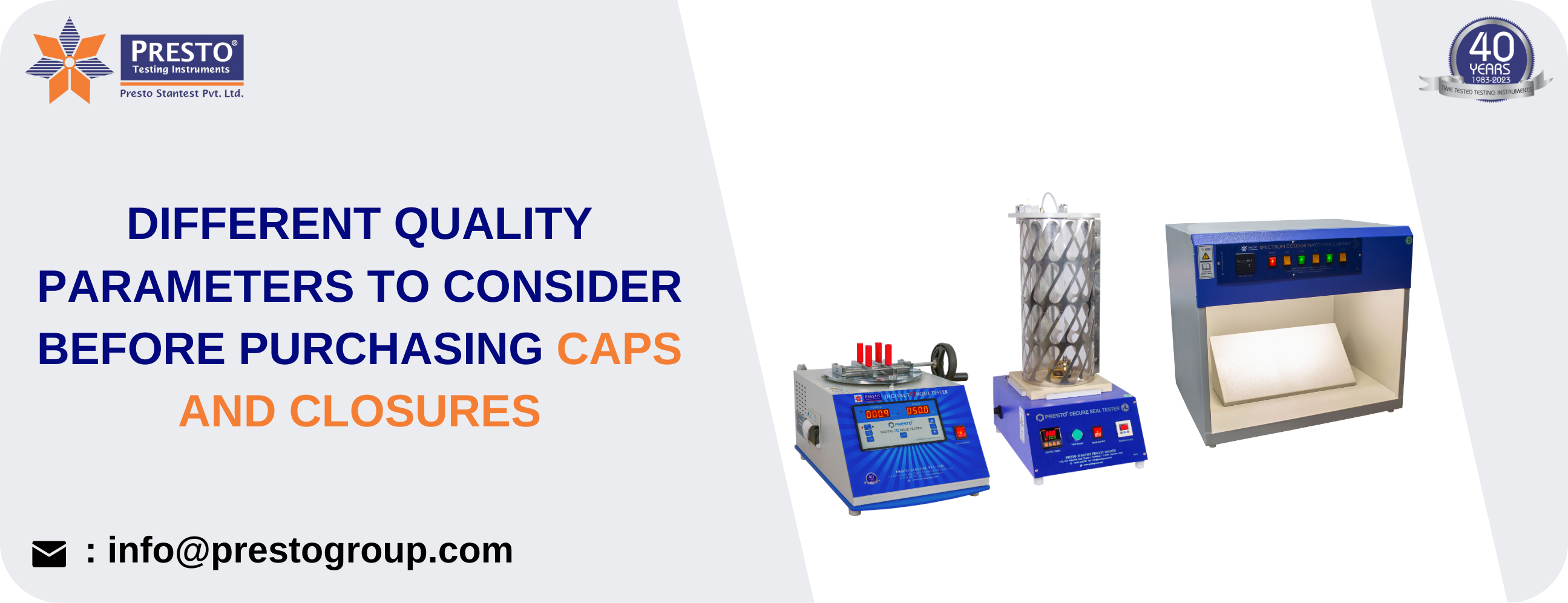 Different quality parameters to consider before purchasing caps and closures